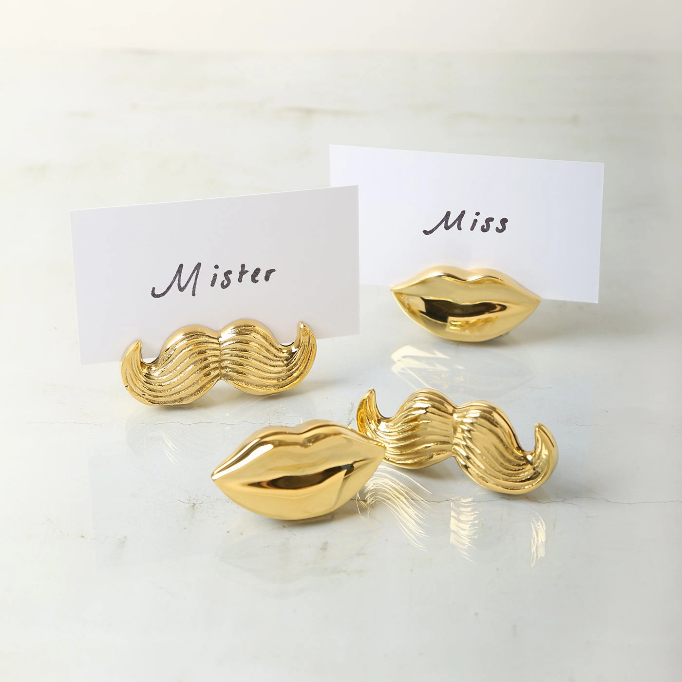 Mr. & Mrs. Muse Place Card Holder Set