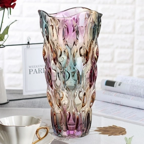 Multicoloured Glass Vasehome decoration ,modern home decor 