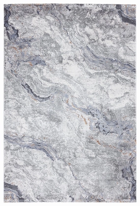 Nami Blue Stone and Bronze Marble Transitional Motif Rug *NO RETURNS UNLESS FAULTYmodern color block patchwork rug