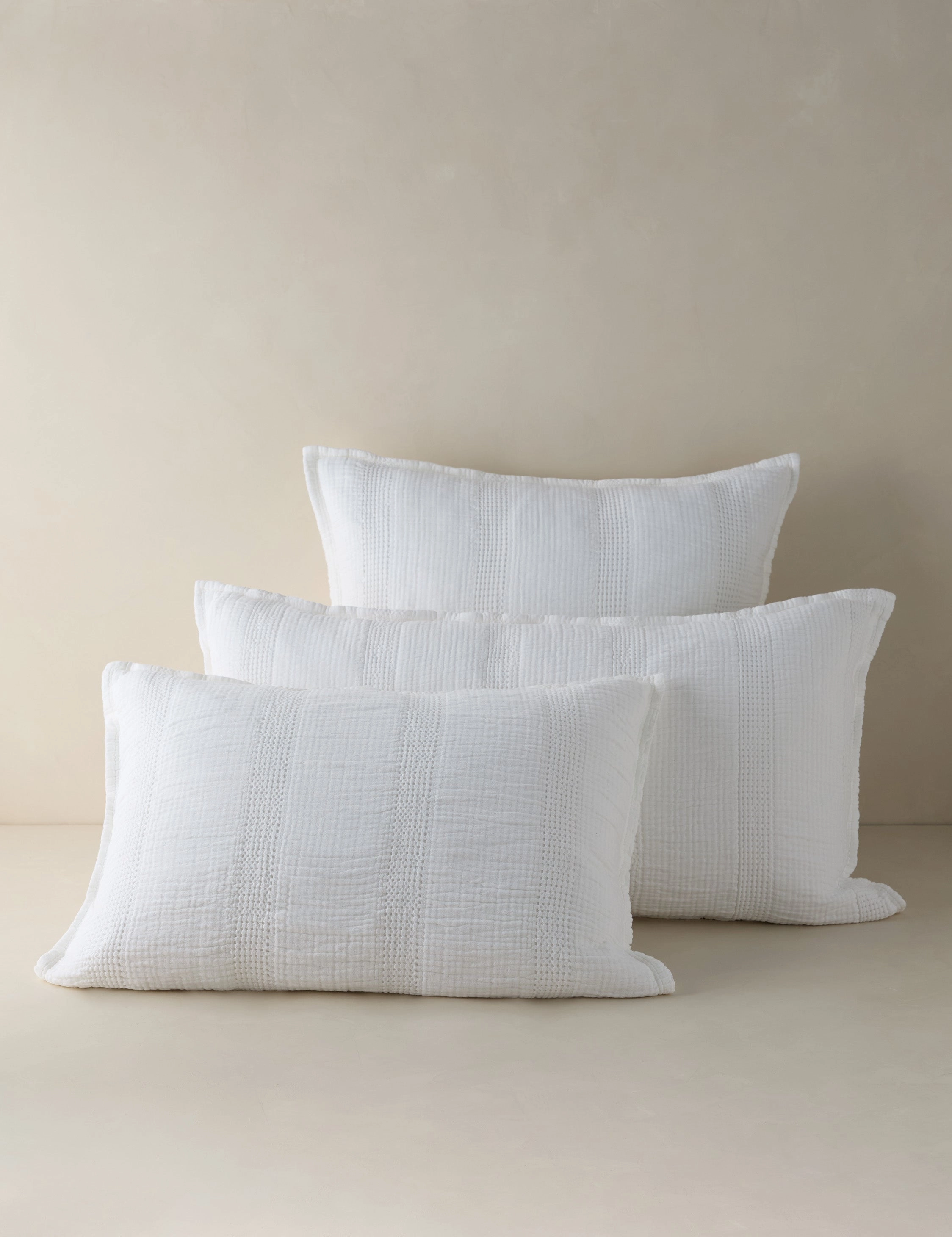 Nantucket Cotton Matelasse Euro Sham by Pom Pom at Home