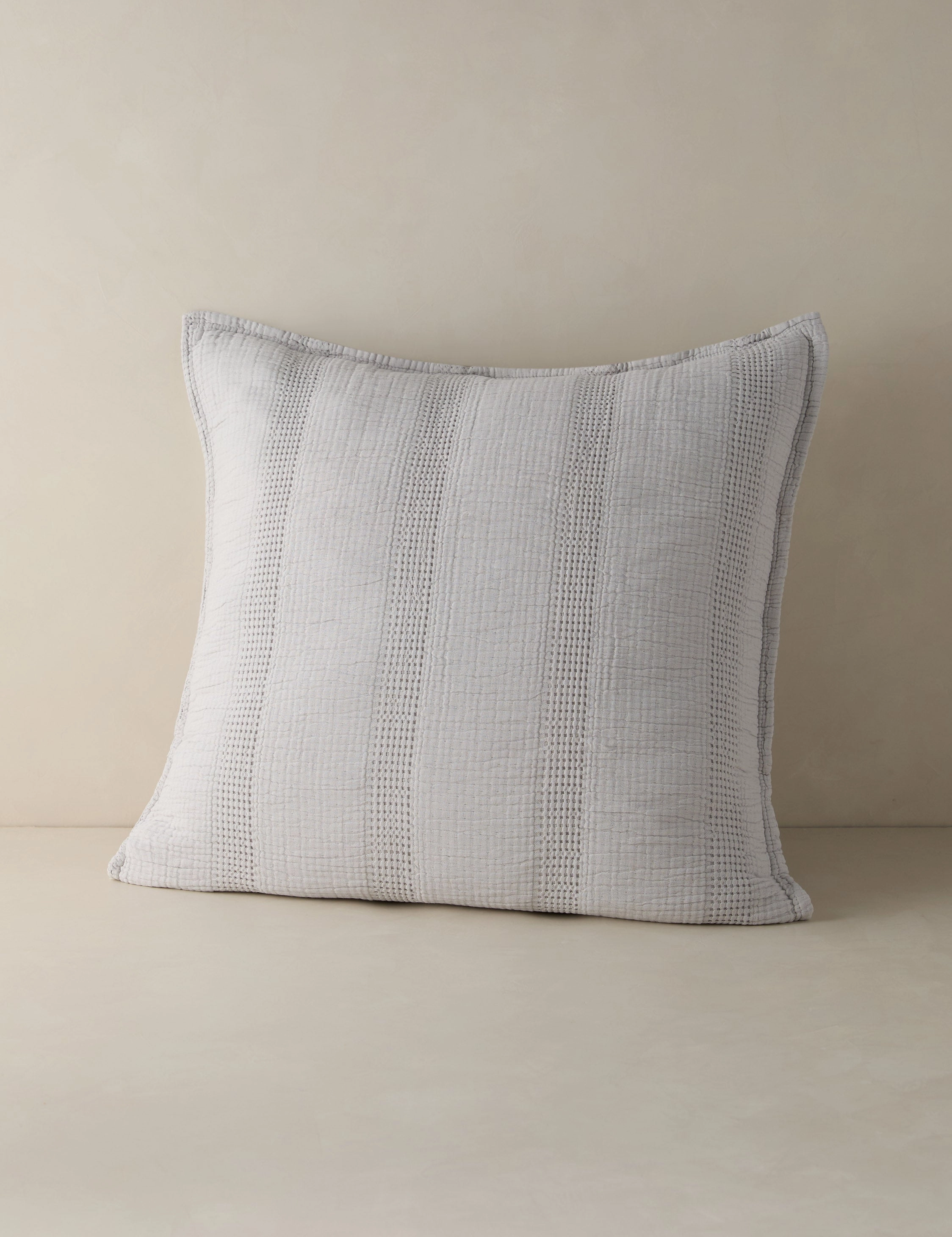 Nantucket Cotton Matelasse Euro Sham by Pom Pom at Home