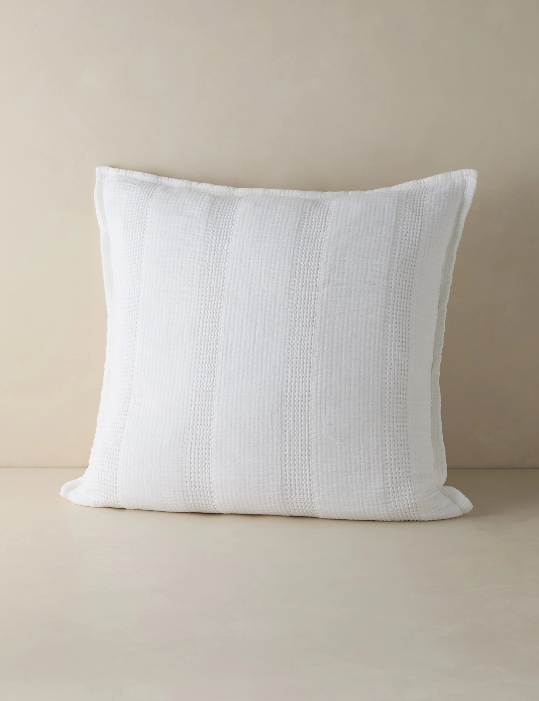 Nantucket Cotton Matelasse Euro Sham by Pom Pom at Home