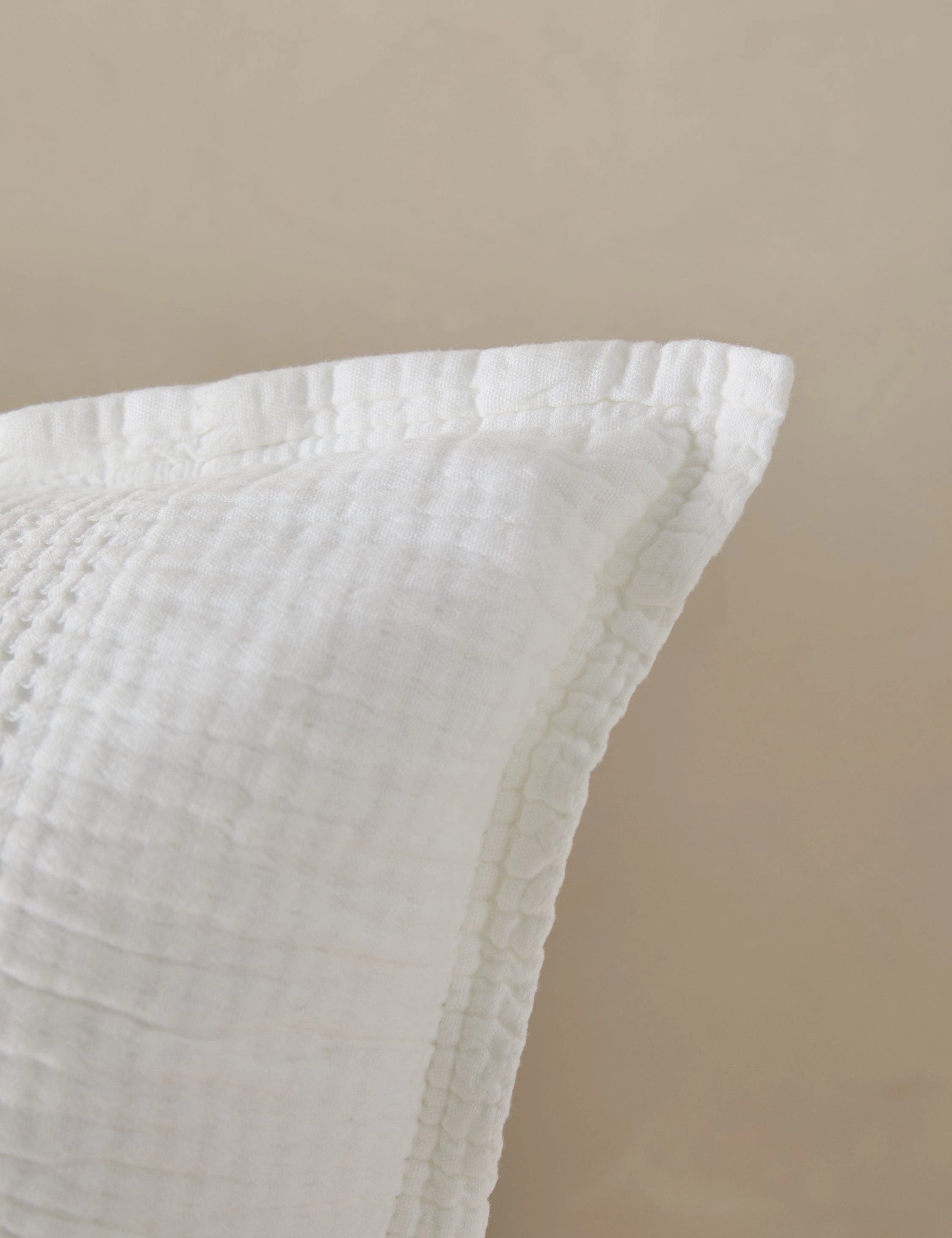 Nantucket Cotton Matelasse Euro Sham by Pom Pom at Home