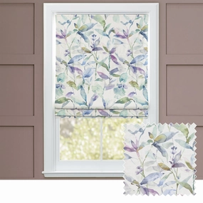 Naura Printed Cotton Made to Measure Roman Blinds Pacificbedding sets ,throw blankets 