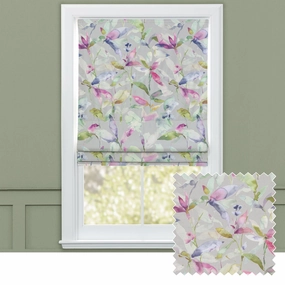 Naura Printed Cotton Made to Measure Roman Blinds Watermelonbedding sets ,throw blankets 