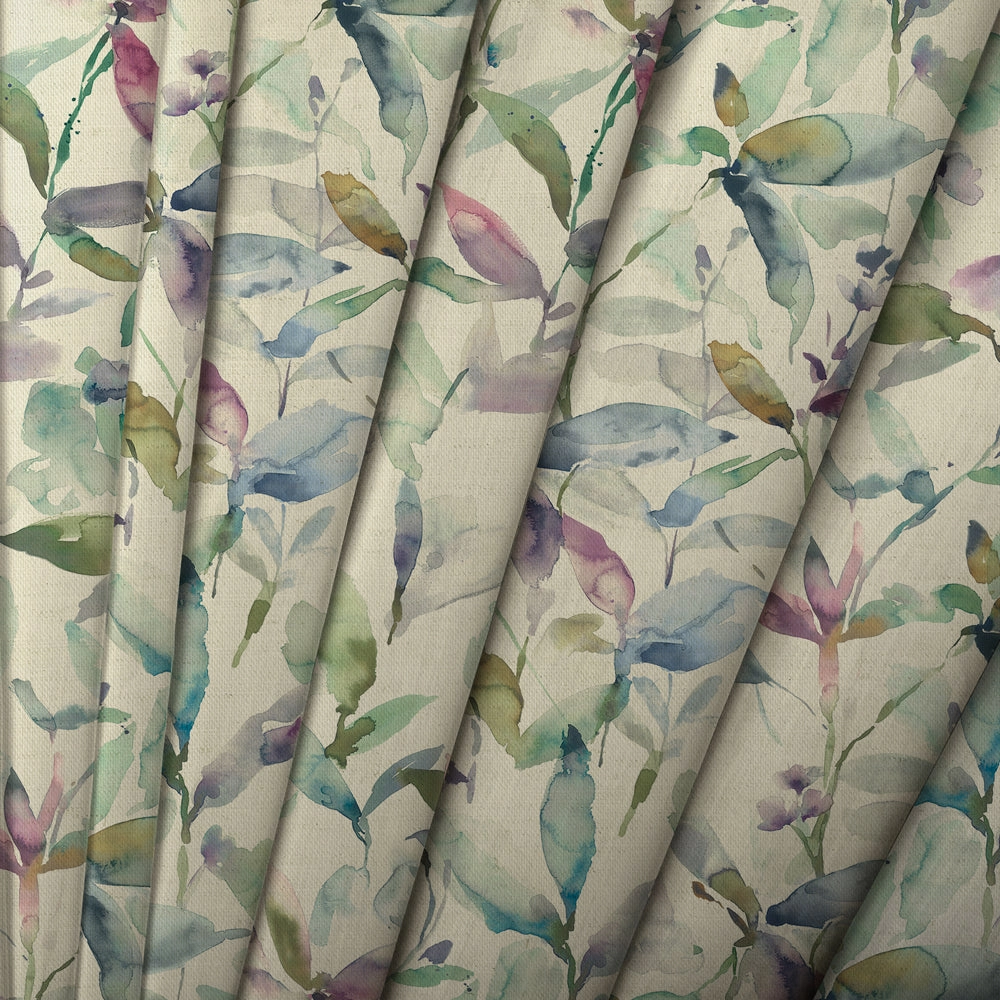 Naura Printed Made to Measure Curtains Pacific Natural