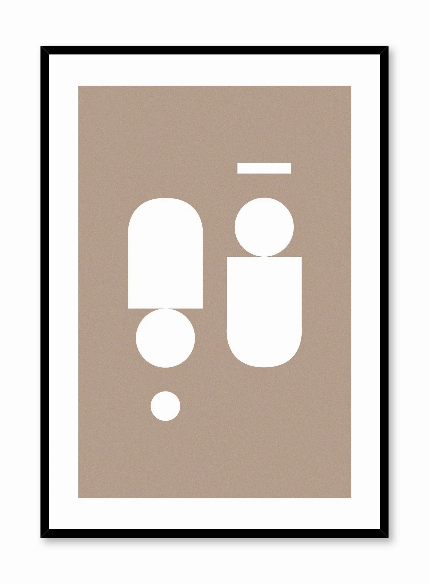 Near Symmetry in Beige, Posterpop culture themed posters