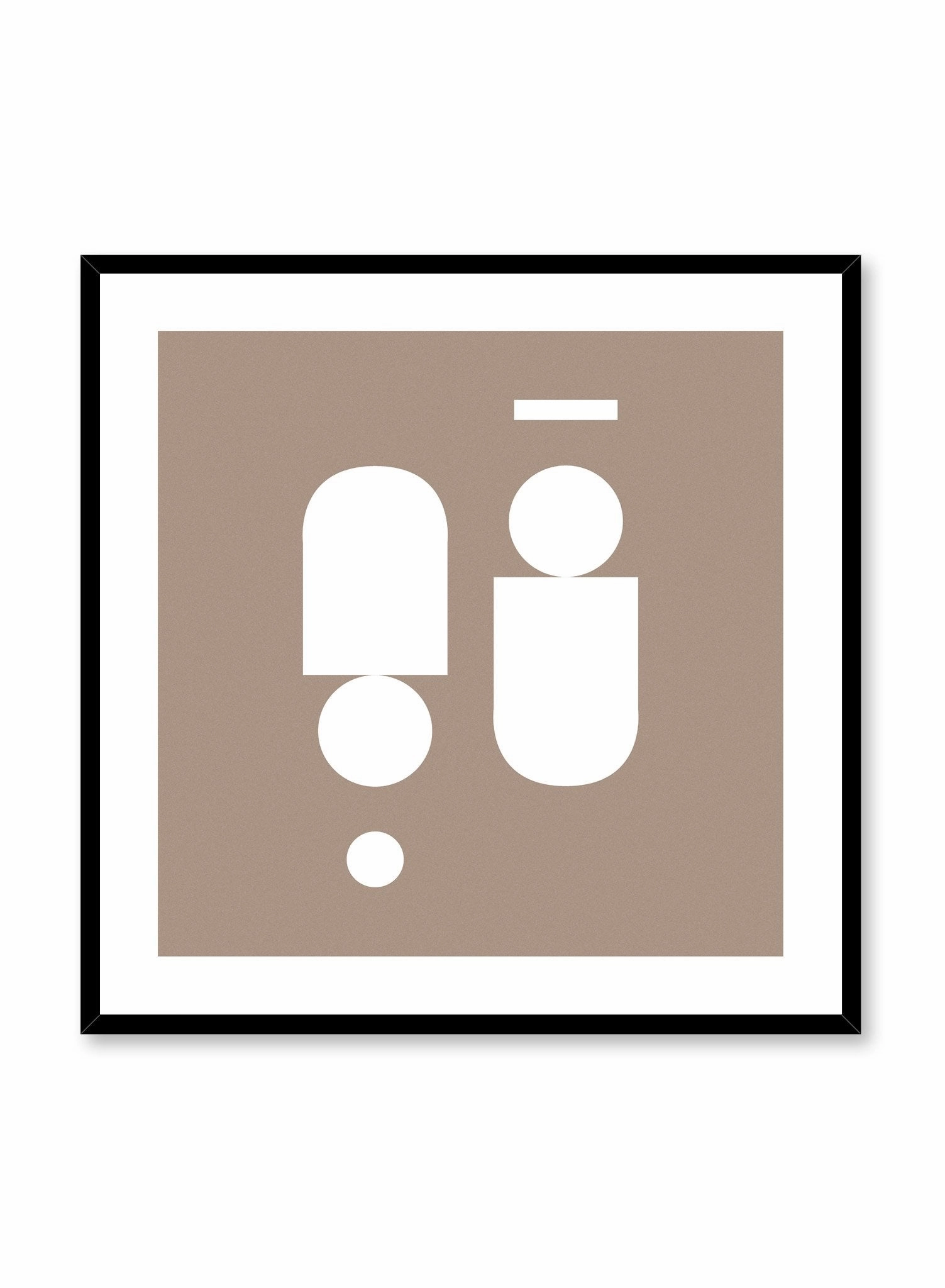 Near Symmetry in Beige, Poster
