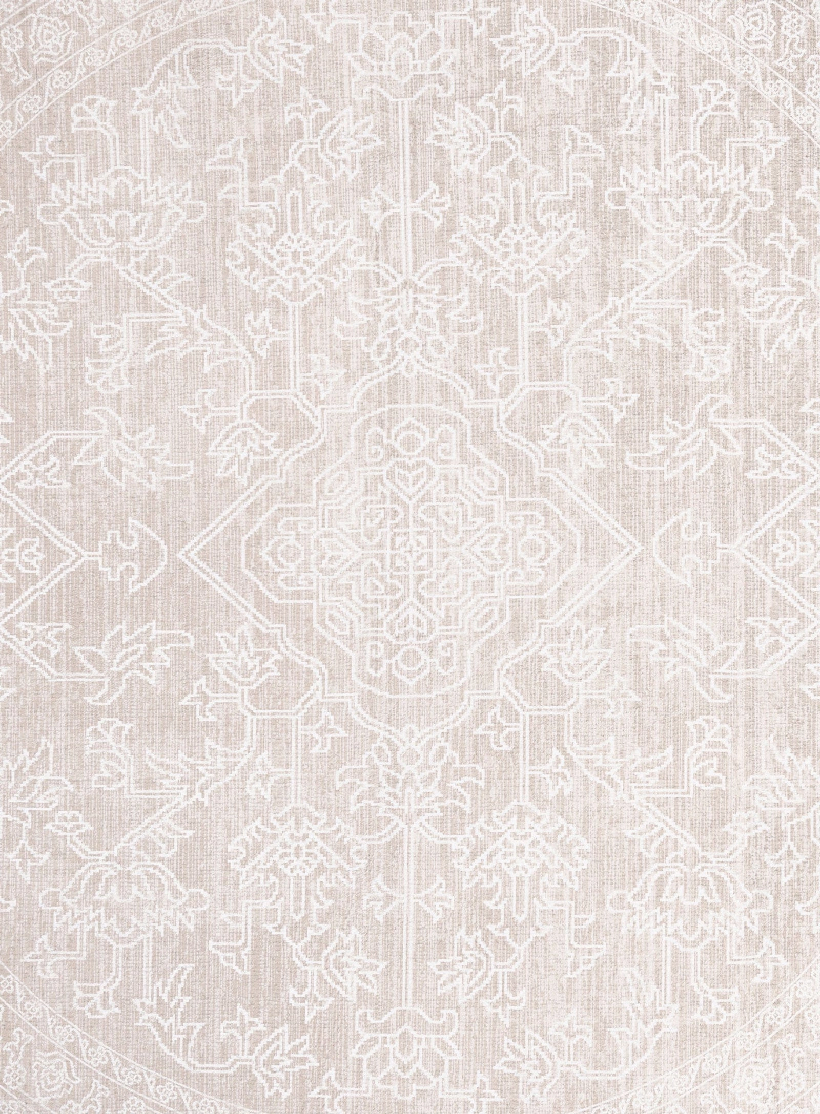 Neci Neutral Cream Plush Rollie Pollie Round Playmat