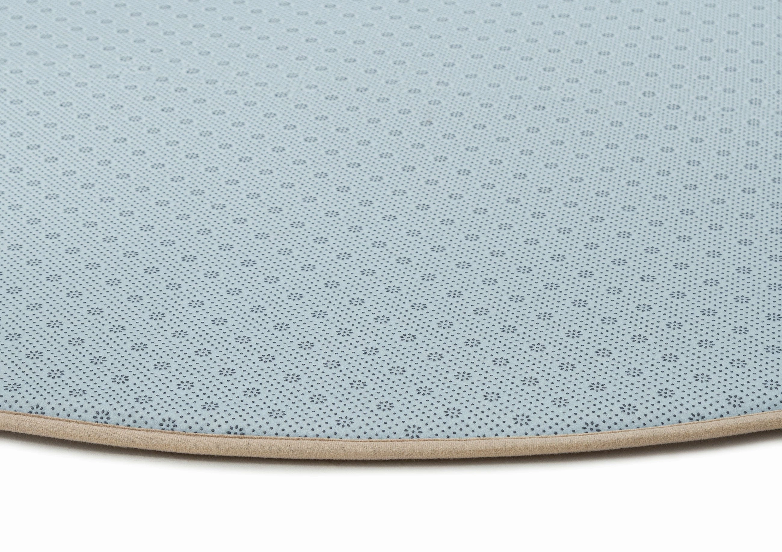 Neci Neutral Cream Plush Rollie Pollie Round Playmat