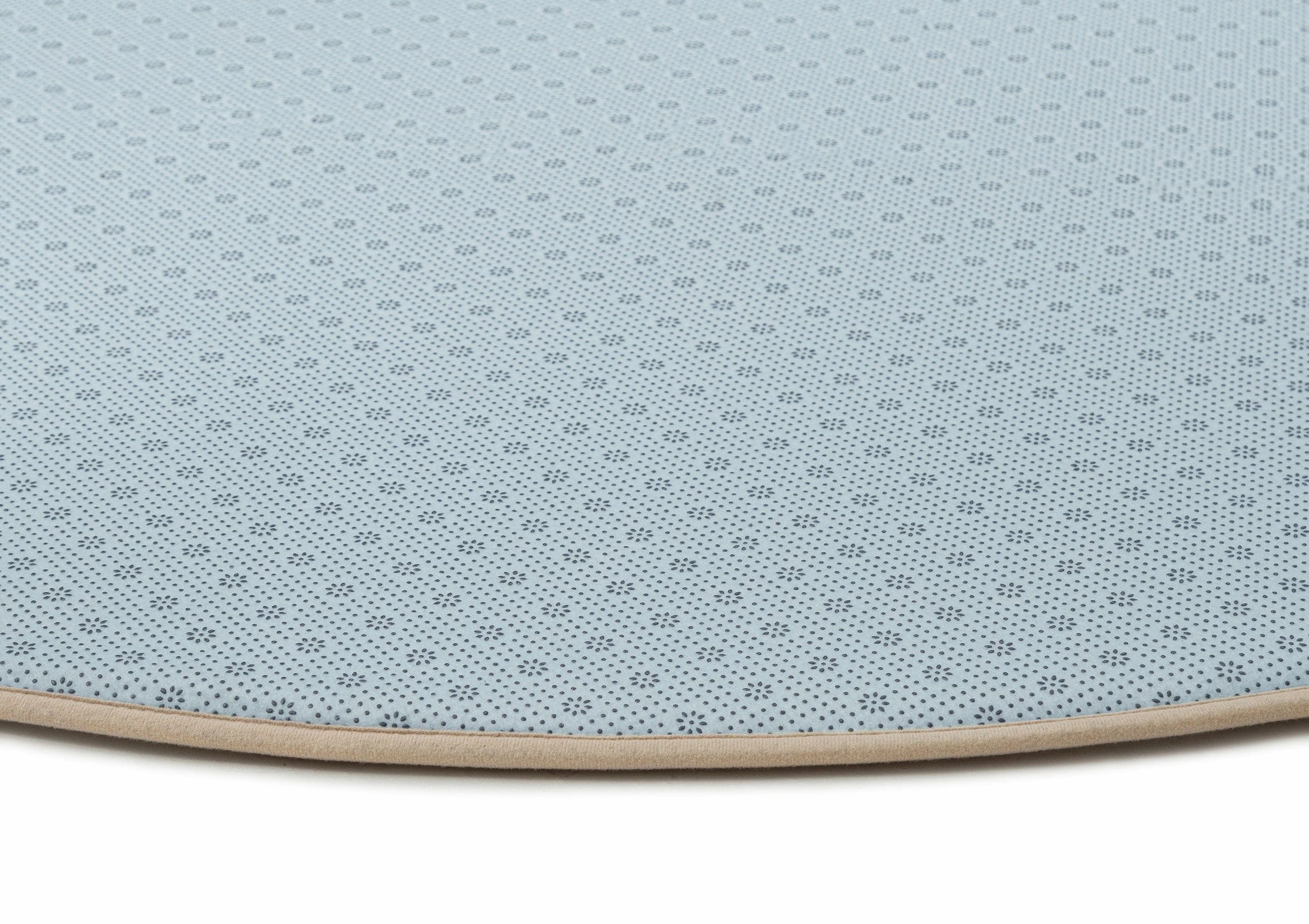 Neci Neutral Cream Plush Rollie Pollie Round Playmat