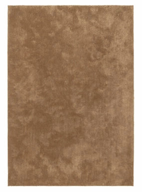 Nellie Dark Brown Shag Rugmodern color block patchwork rug