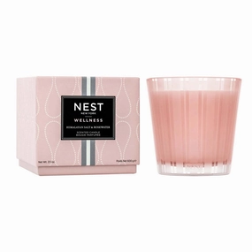 Nest Wellness Himalayan Salt & Rose Classic Candlebedding sets ,throw blankets 