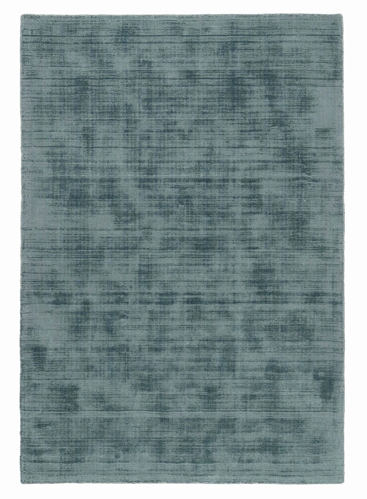 Nico Turquoise Handwoven PET Rugmodern color block patchwork rug