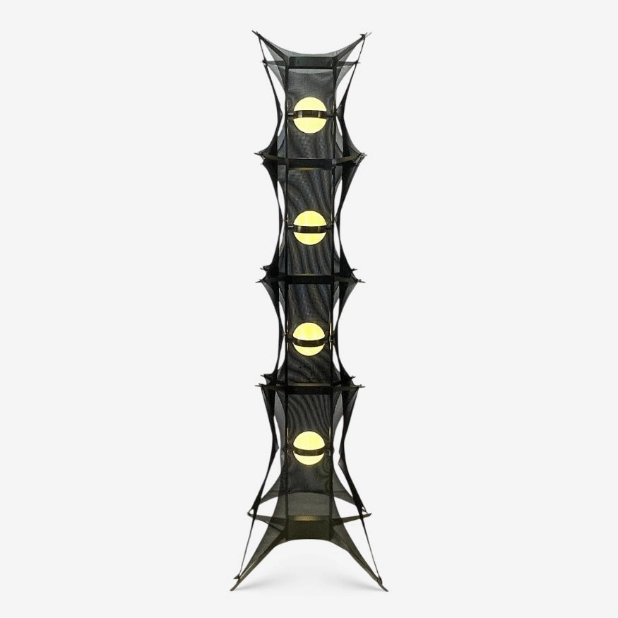 Noir Mesh Tower Floor Lampmodern floor lamp,floor lamp for bedroom 