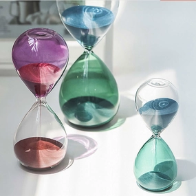 Nordic Colored Hour Glasshome decoration ,modern home decor 