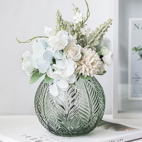 Nordic Leaf Glass Vasehome decoration ,modern home decor 