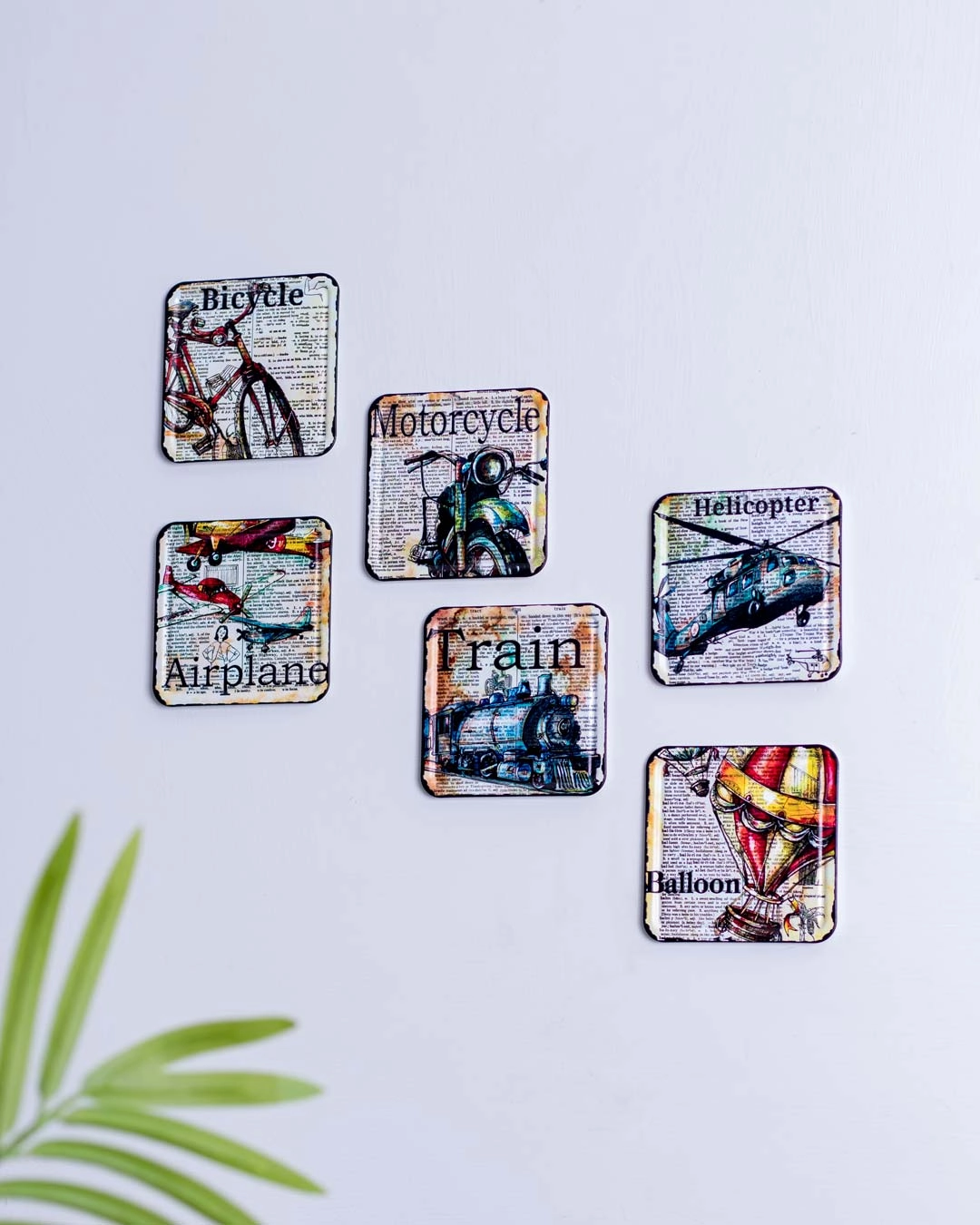 Nostalgia Metal Coasters - Set of 6