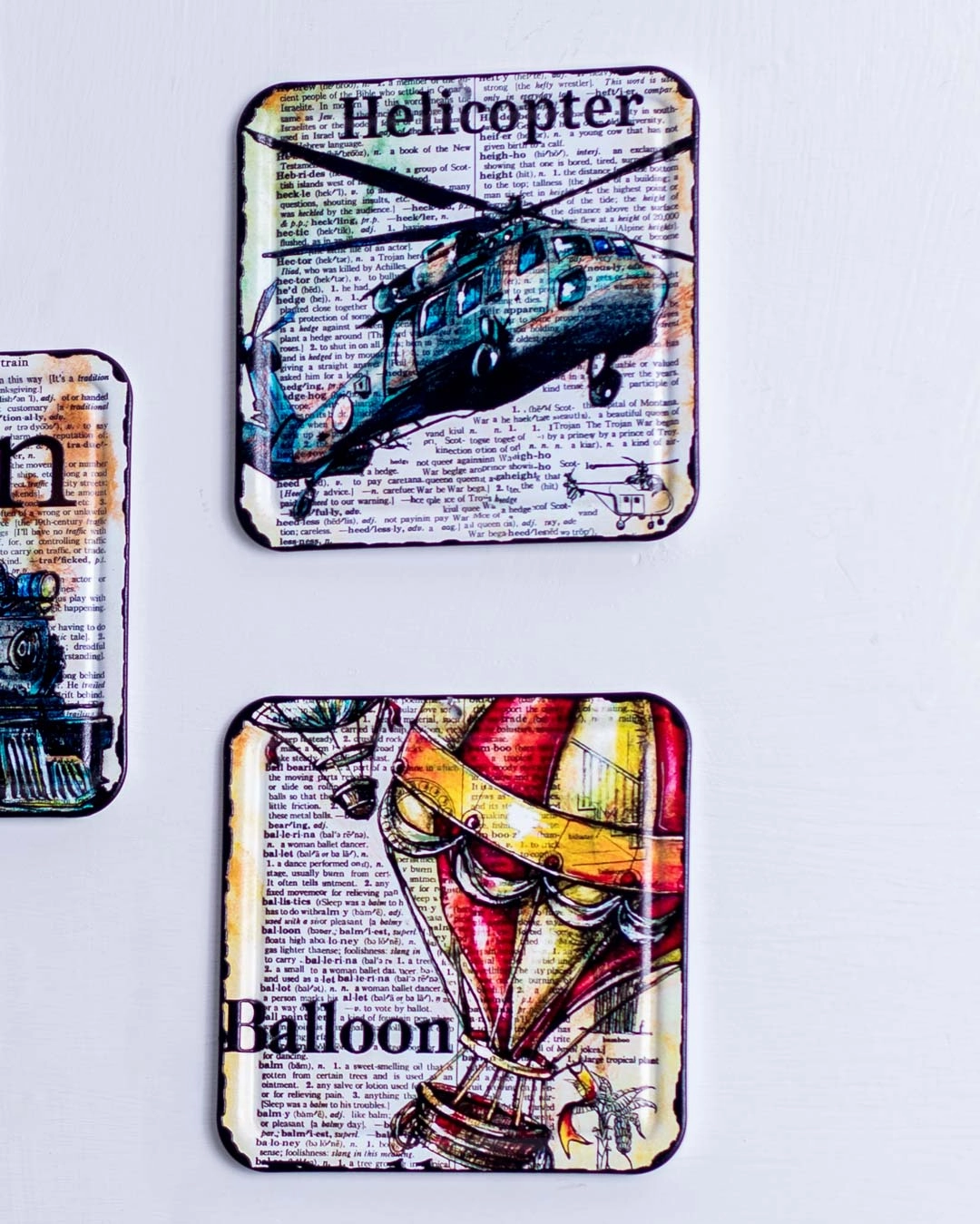 Nostalgia Metal Coasters - Set of 6