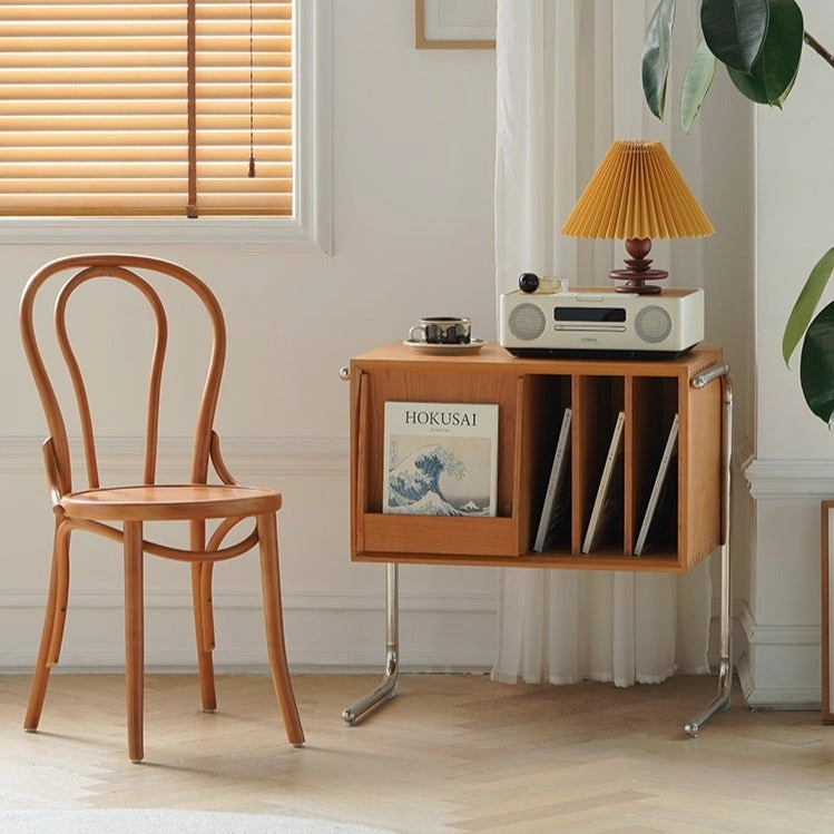 Nova Solid Wood Bookcase Side Table Cabinet