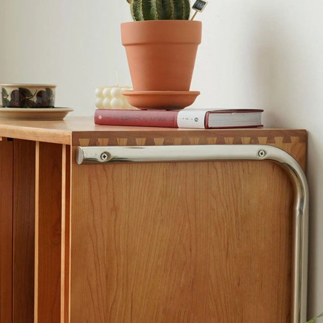Nova Solid Wood Bookcase Side Table Cabinet