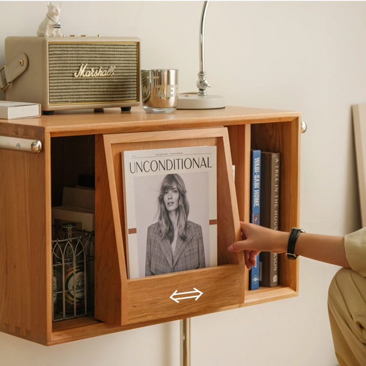 Nova Solid Wood Bookcase Side Table Cabinet