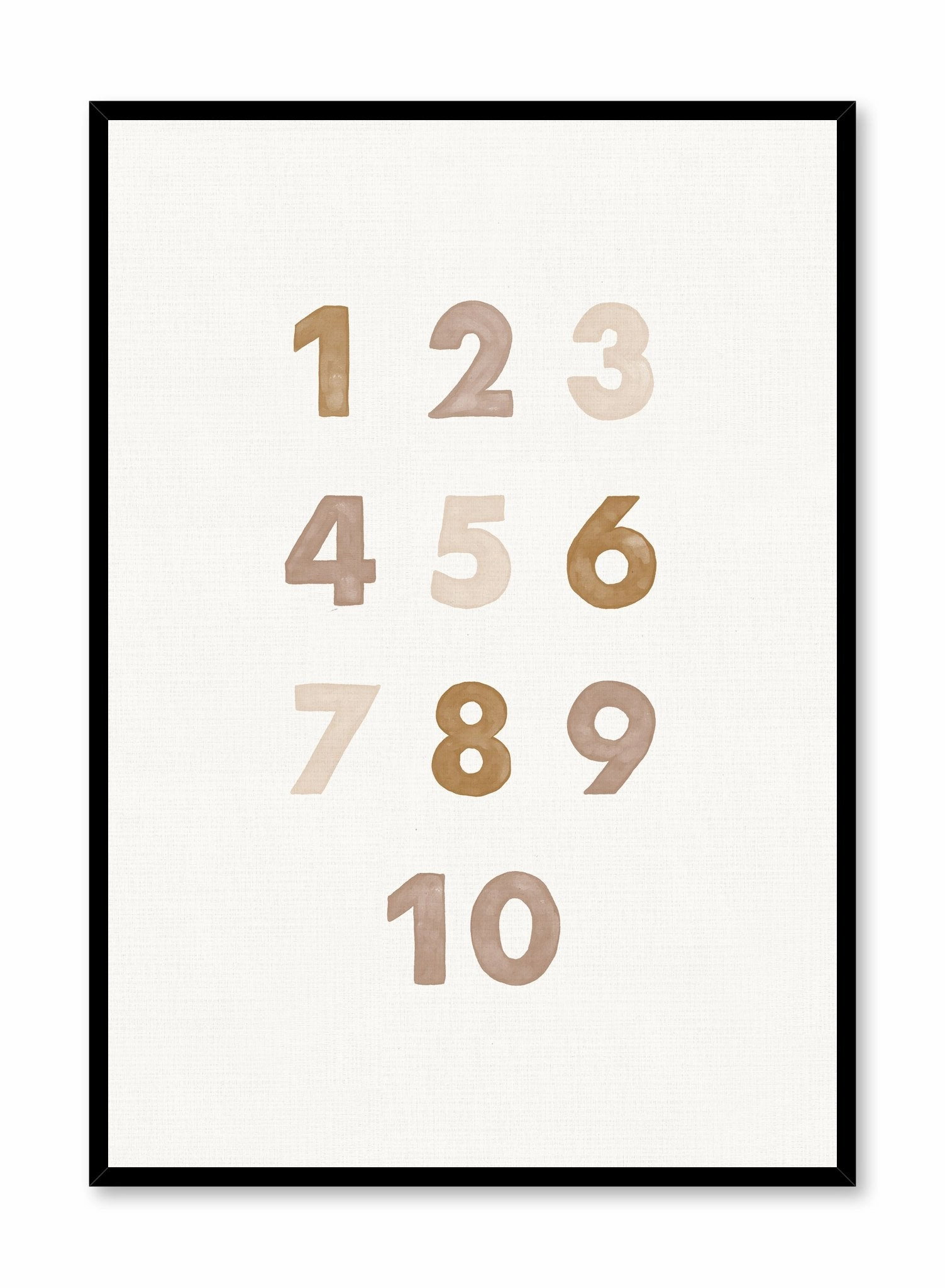 Numbers in Beige, Posterpop culture themed posters