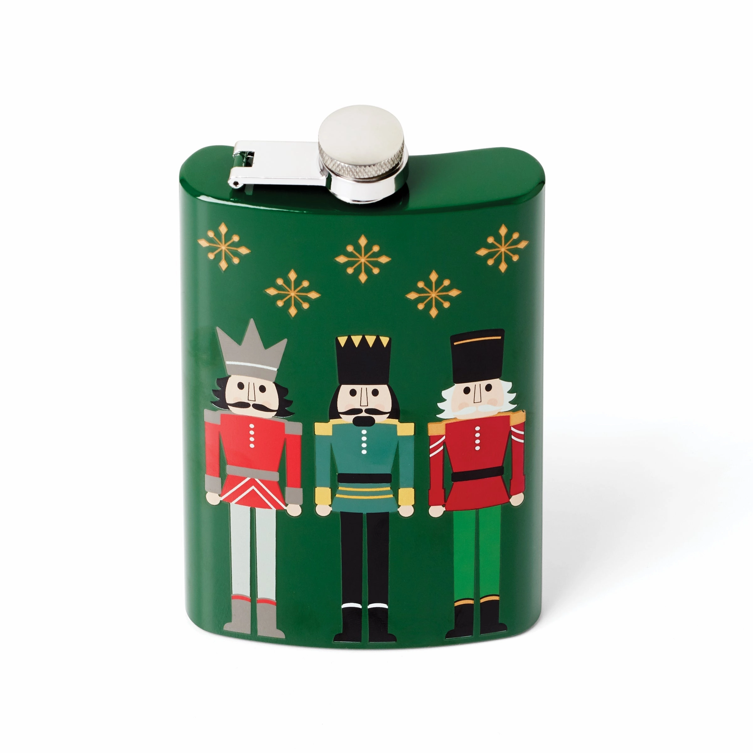 Nutcracker 4 pc Flask Set