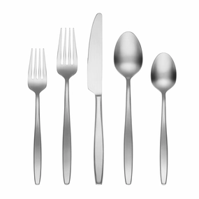 Nylah Satin 20 Piece Flatware Seteco-friendly bamboo fiber tableware set 