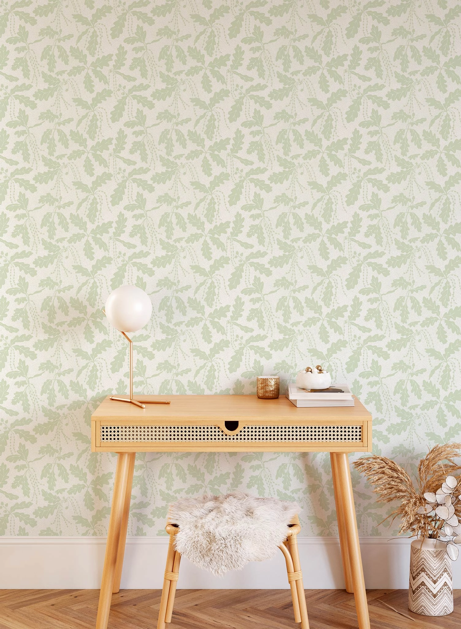Oak Catkin, Wallpaper