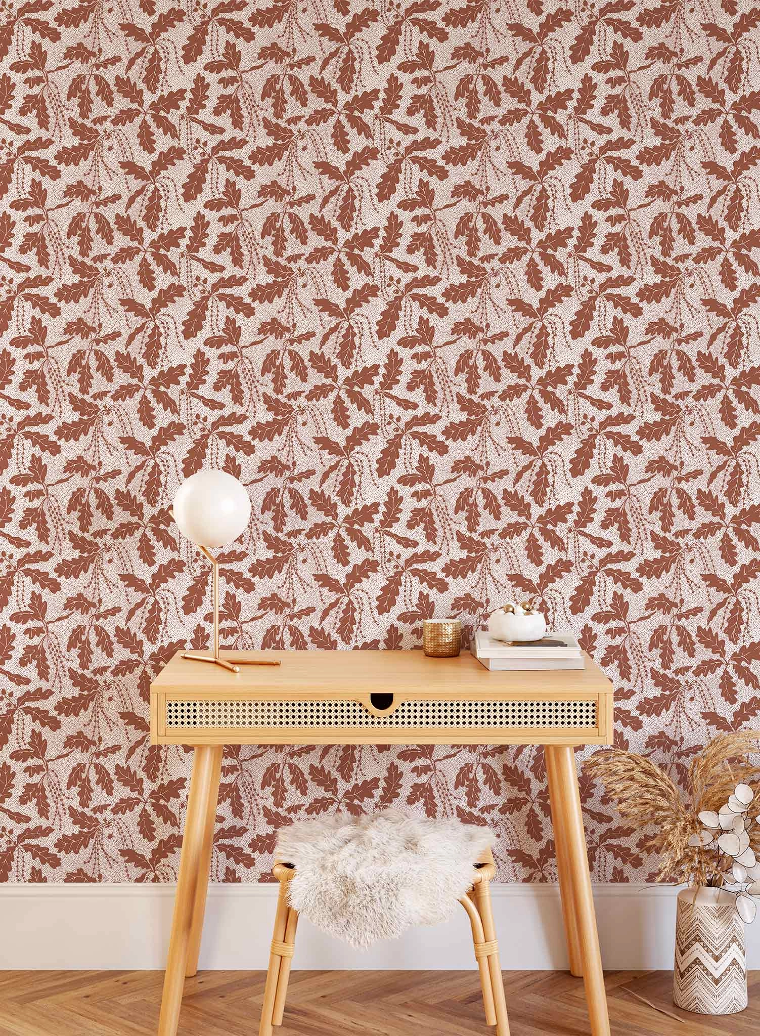 Oak Catkin, Wallpaper