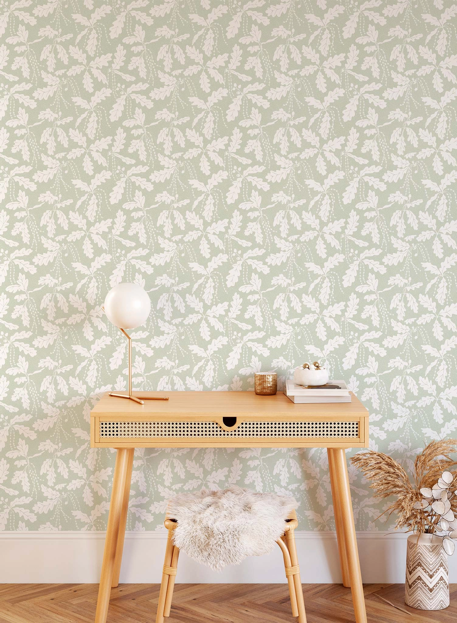Oak Catkin, Wallpaper