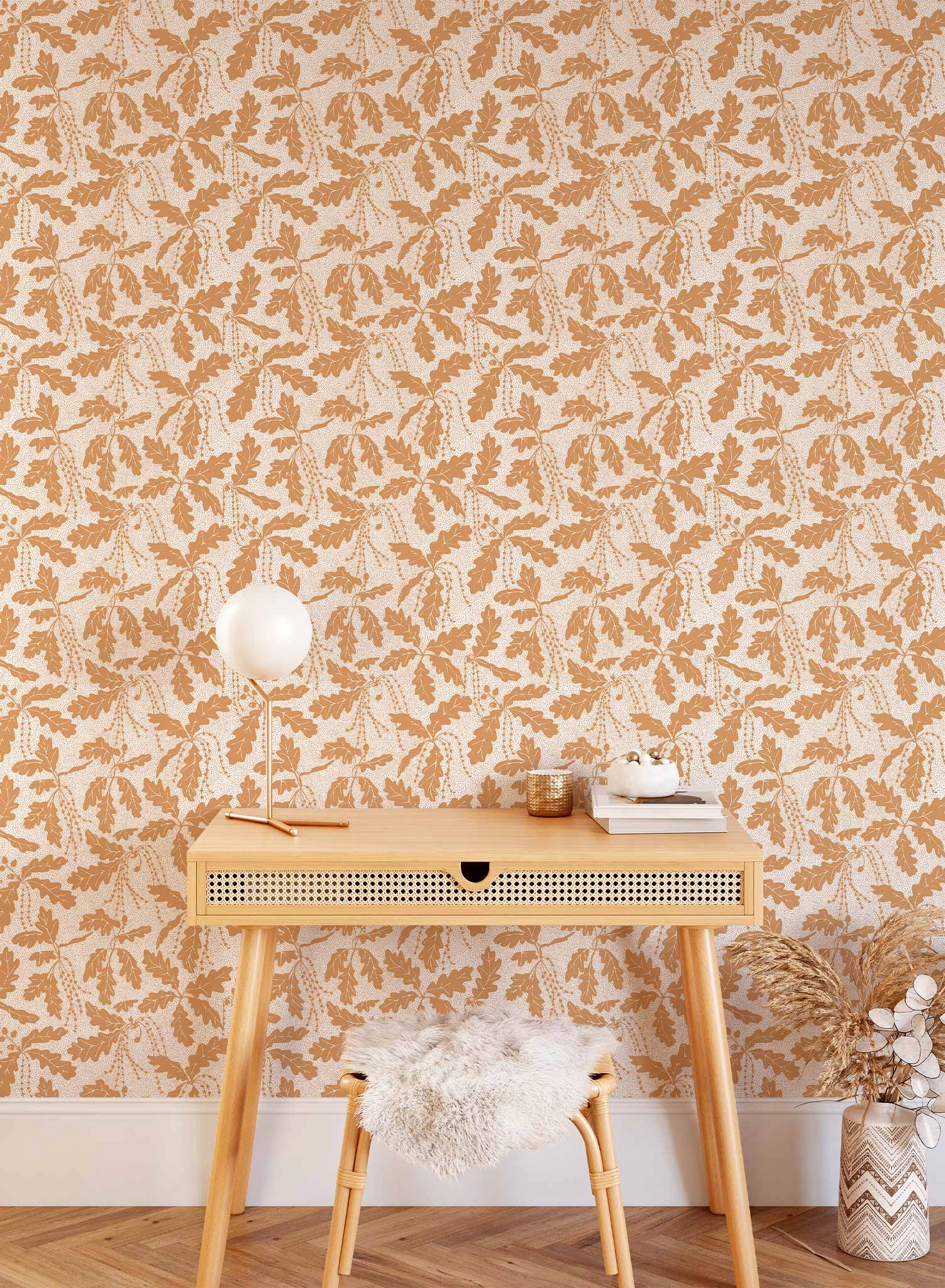 Oak Catkin, Wallpaper