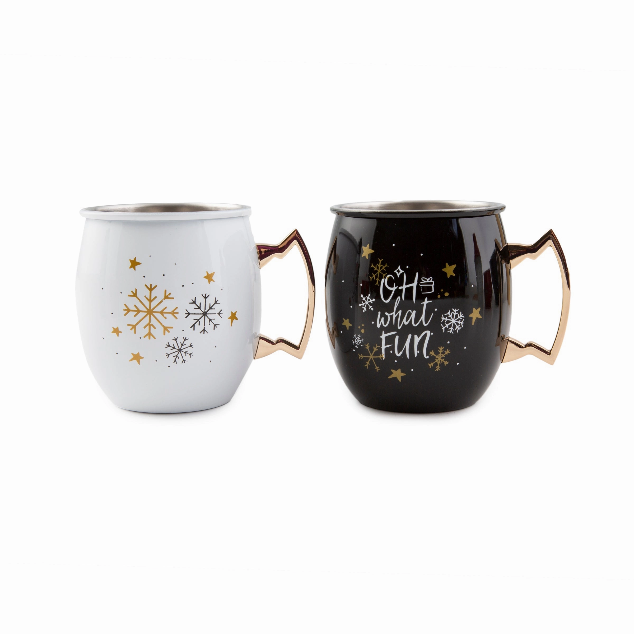 Oh What Fun Moscow Mule Mugs - Set Of 2glass cups ,personalized mugs 