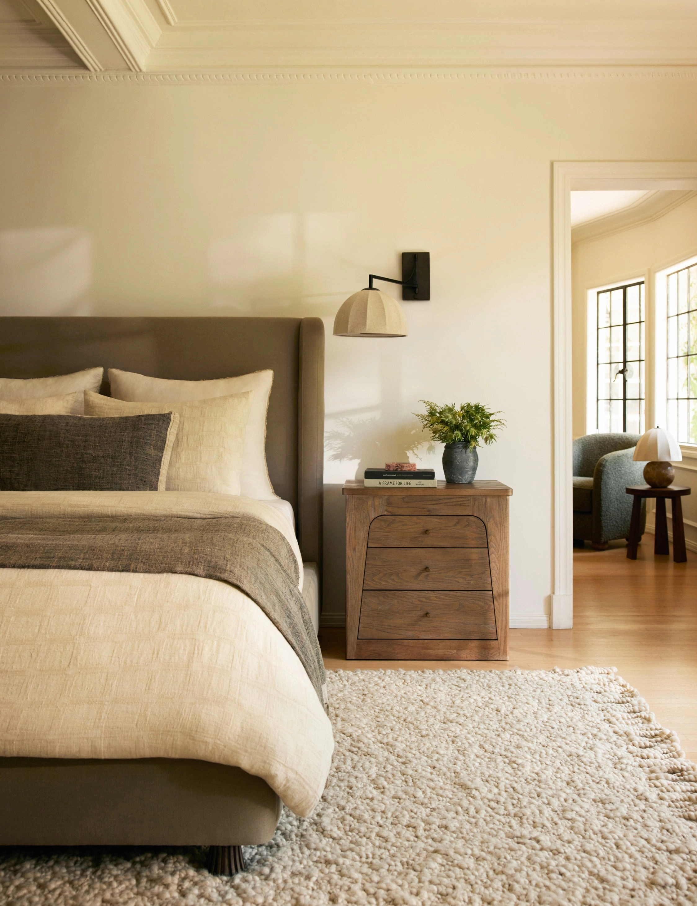 Oike Linen Duvet Cover by DISC Interiors