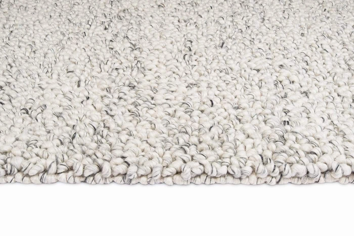 Ollie Grey and Ivory Marble Looped Rug *NO RETURNS UNLESS FAULTY