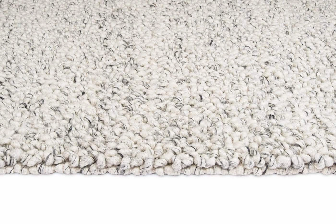 Ollie Grey and Ivory Marble Looped Rug *NO RETURNS UNLESS FAULTY