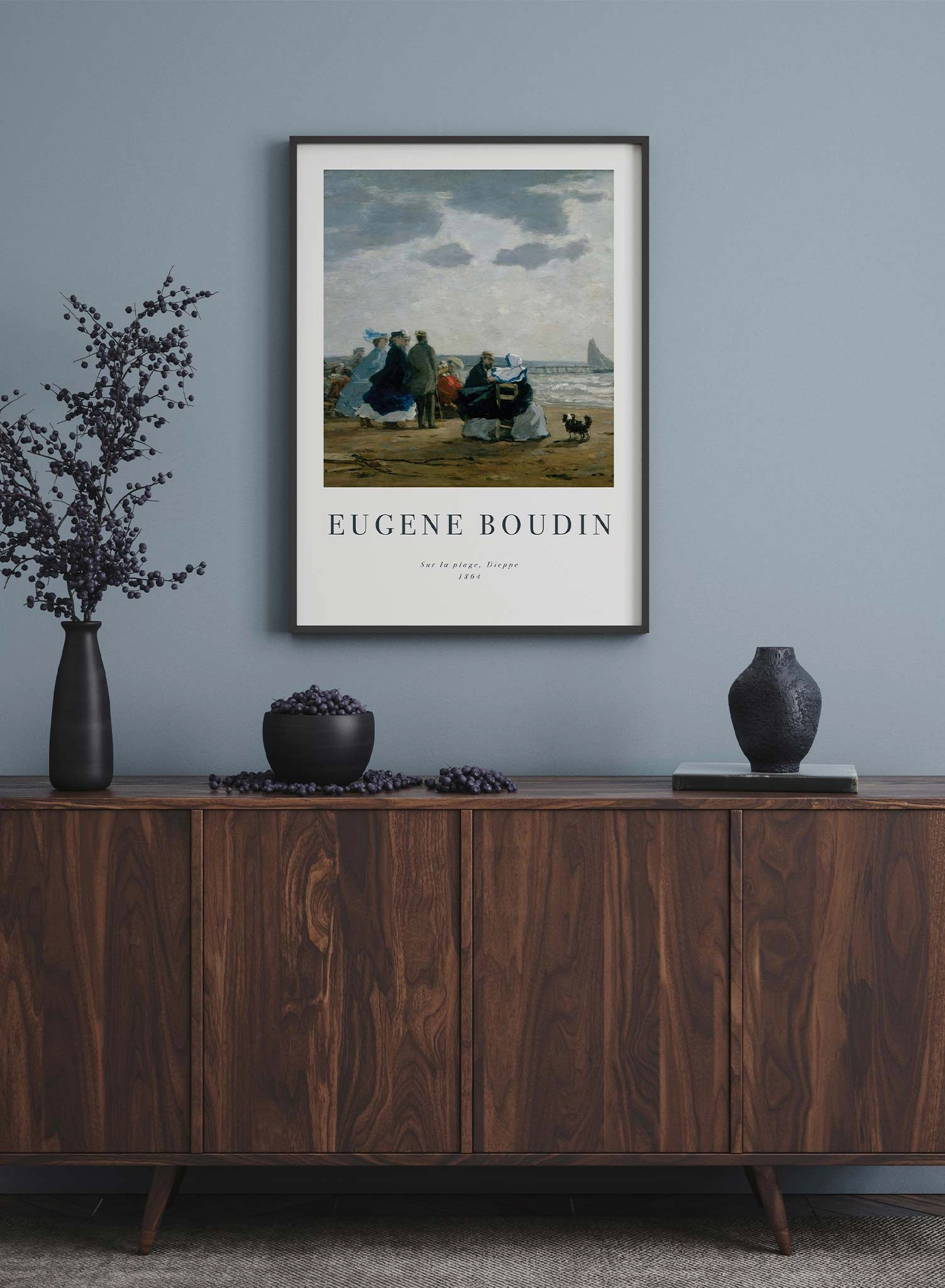 On the Beach, Dieppe, Poster