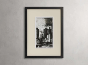 On the Street Framed Printnordic style wall decor