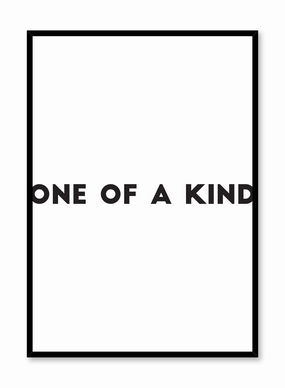 One Of A Kind, Posterpop culture themed posters