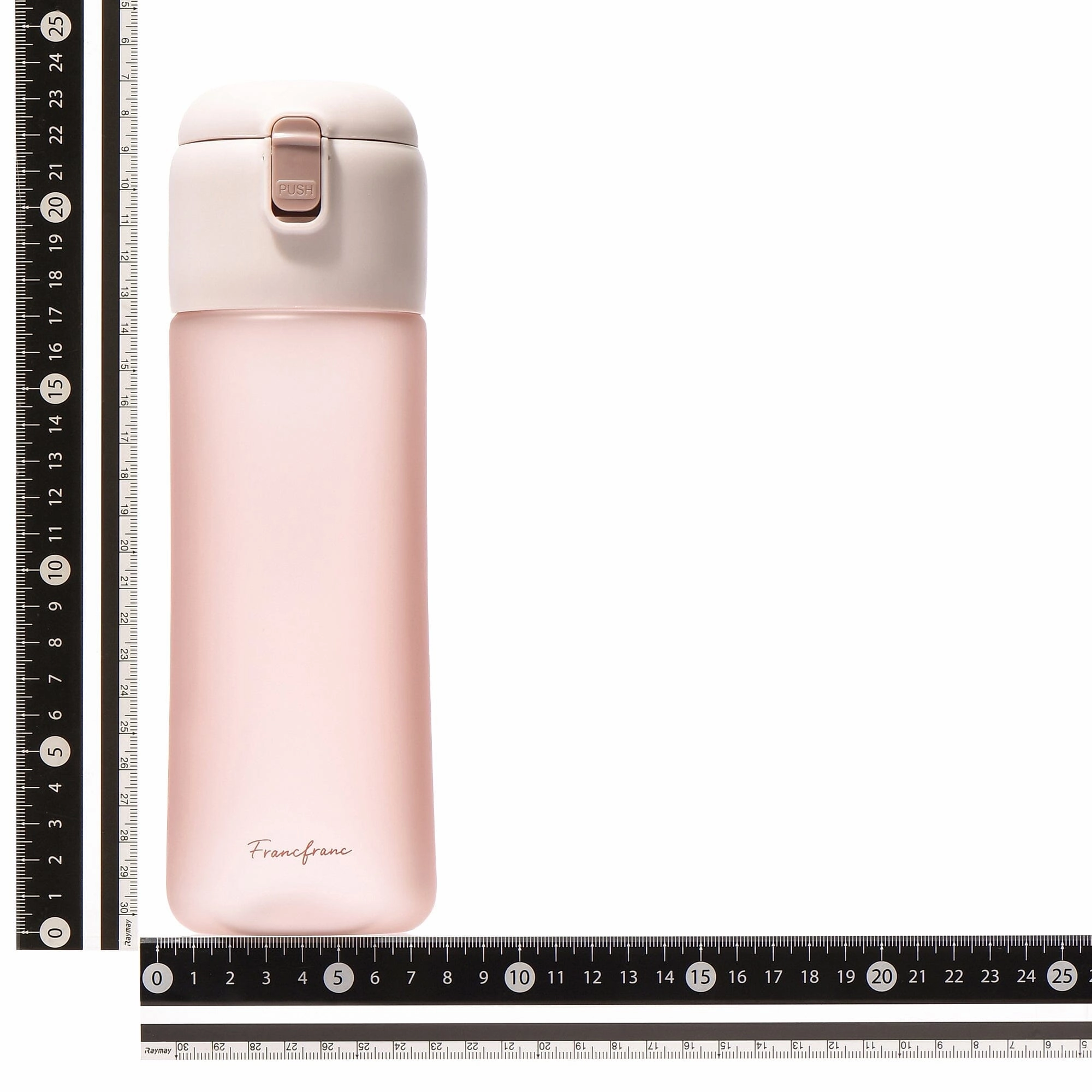 One-Touch Clear Bottle Pink