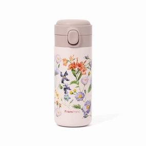 One-Touch Stainless Steel Bottle 350Ml Multi-Flower Pinkglass cups ,personalized mugs 