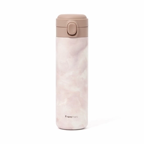 One-Touch Stainless Steel Bottle 480Ml Marble Brownglass cups ,personalized mugs 