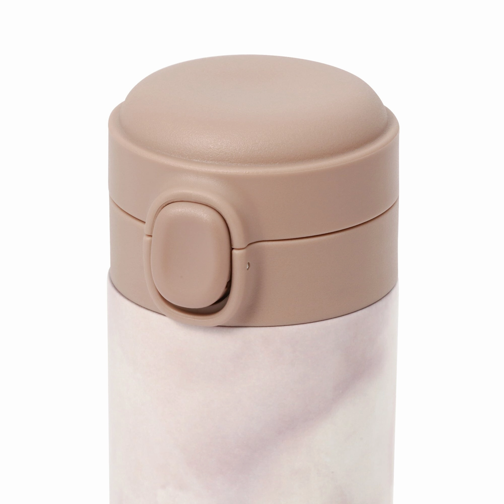 One-Touch Stainless Steel Bottle 480Ml Marble Brown