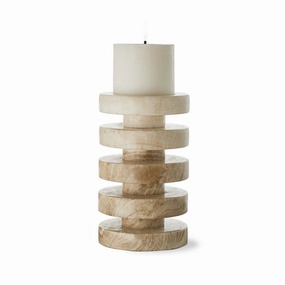 Onyx Pillar Candle Holder - Smallnordic style desktop ornaments