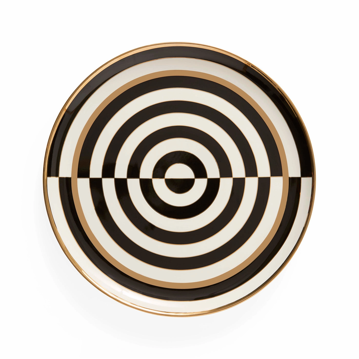 Op Art Round Serving Traymodern kitchen decor ,kitchen dinner set ,dinnerware 