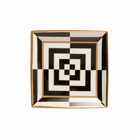 Op Art Square Serving Traymodern kitchen decor ,kitchen dinner set ,dinnerware 