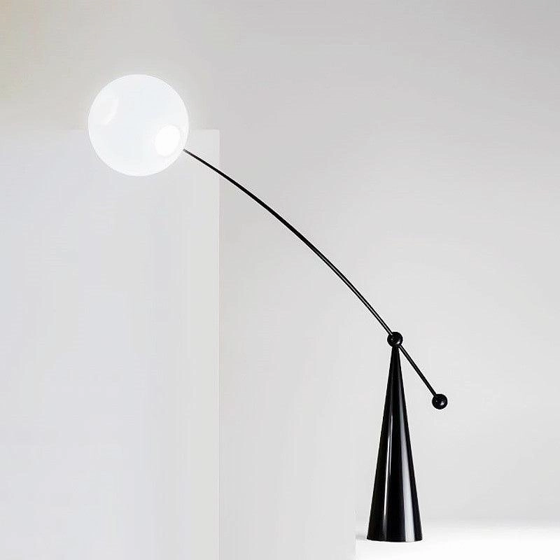 Opal Arc Floor Lamp