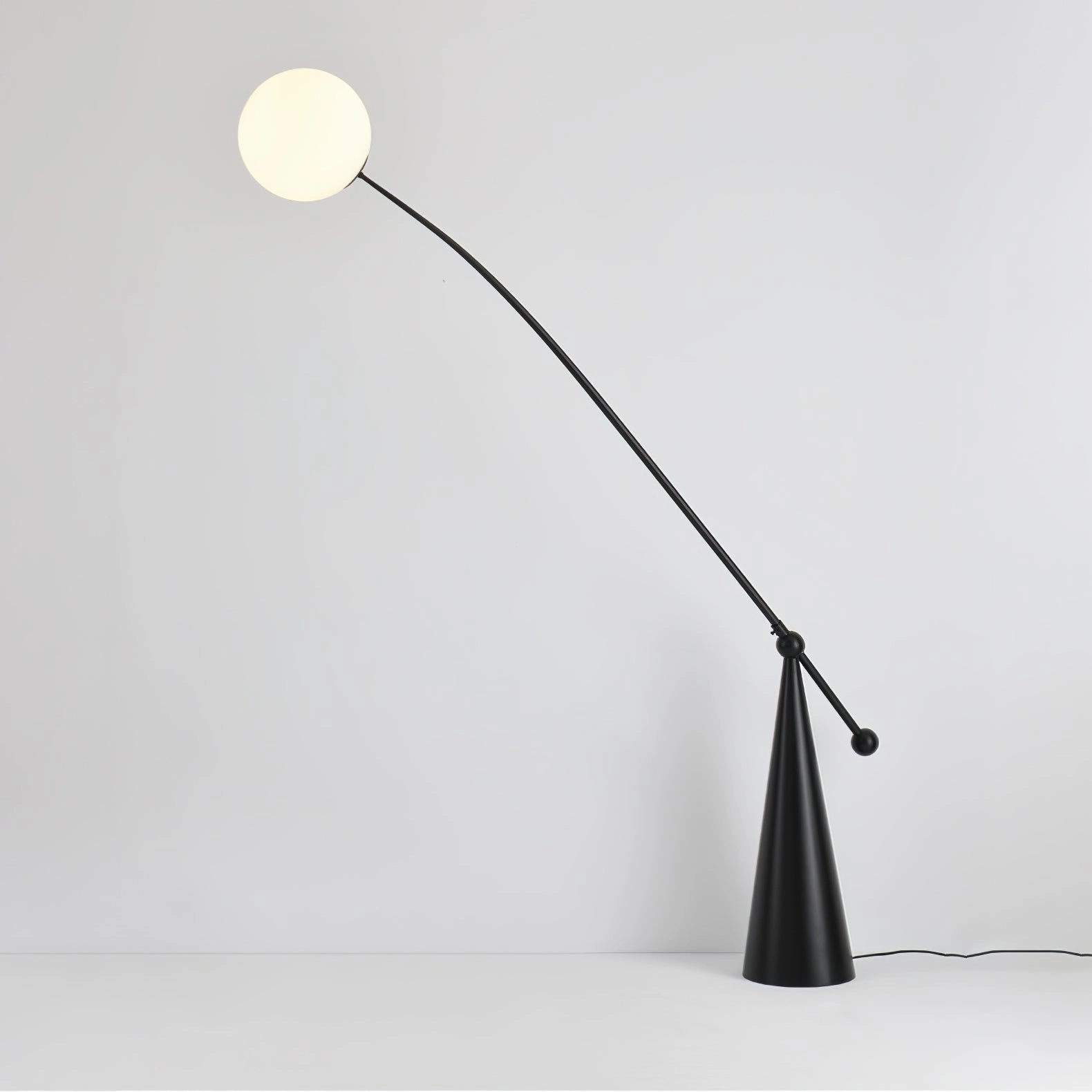 Opal Arc Floor Lamp