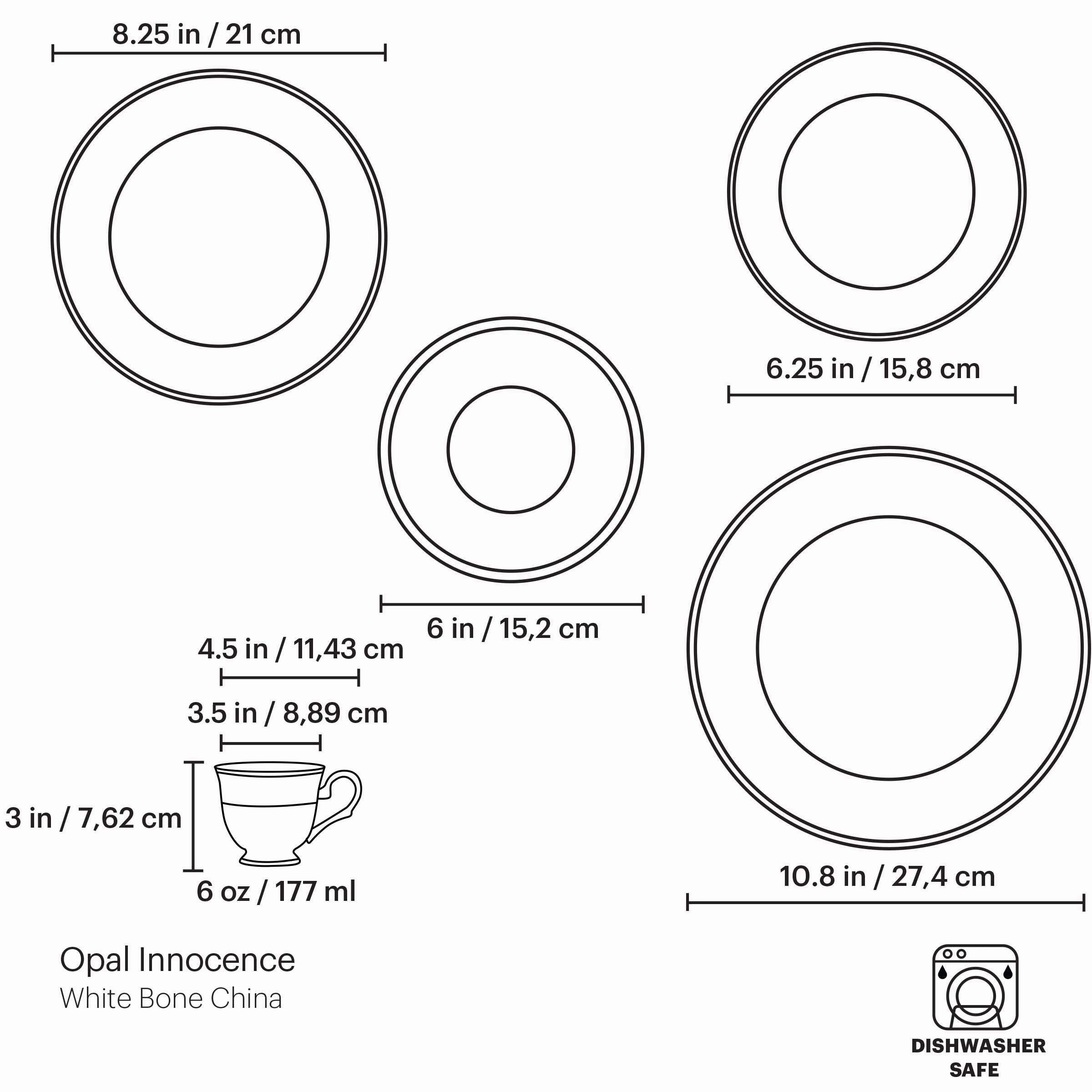 Opal Innocence 5-Piece Place Setting